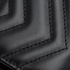 Gucci Matelasse Leather GG Marmont Continental Wallet (SHF-22692)