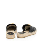 Gucci Matelasse Leather GG Marmont Espadrille Mules - Size 6 / 36 (SHF-GM62mi)