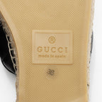 Gucci Matelasse Leather GG Marmont Espadrille Mules - Size 6 / 36 (SHF-GM62mi)