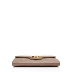 Gucci Matelasse Leather GG Marmont Flap Mini Wallet Bag (SHF-L9tXYx)