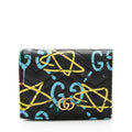 Gucci Matelasse Leather GG Marmont Ghost Card Holder