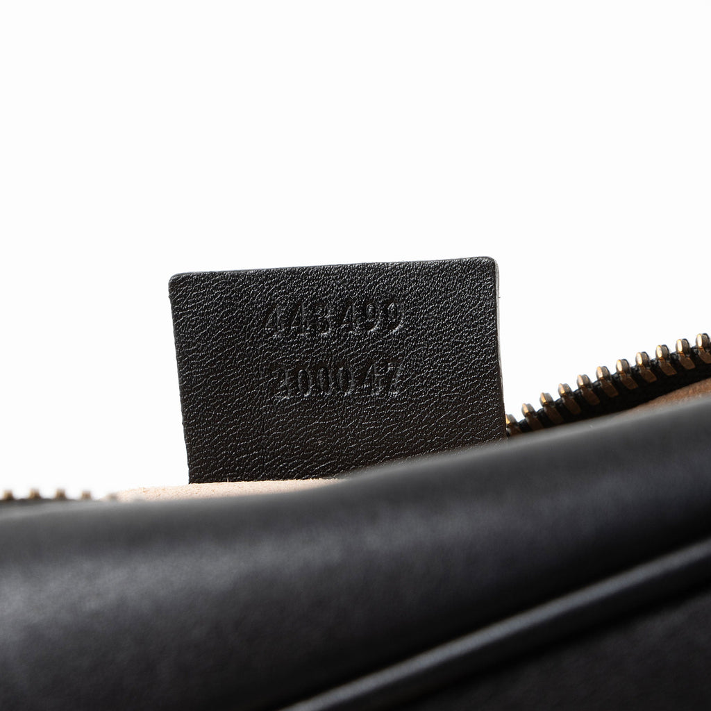 Gucci Matelasse Leather GG Marmont Ghost Medium Camera Bag