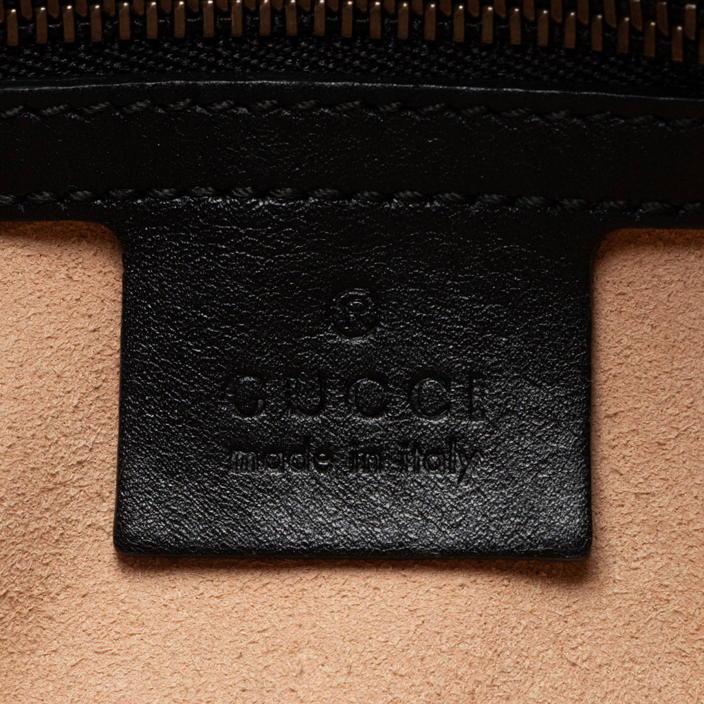 Gucci Matelasse Leather GG Marmont Ghost Medium Camera Bag