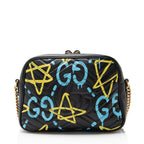 Gucci Matelasse Leather GG Marmont Ghost Medium Camera Bag