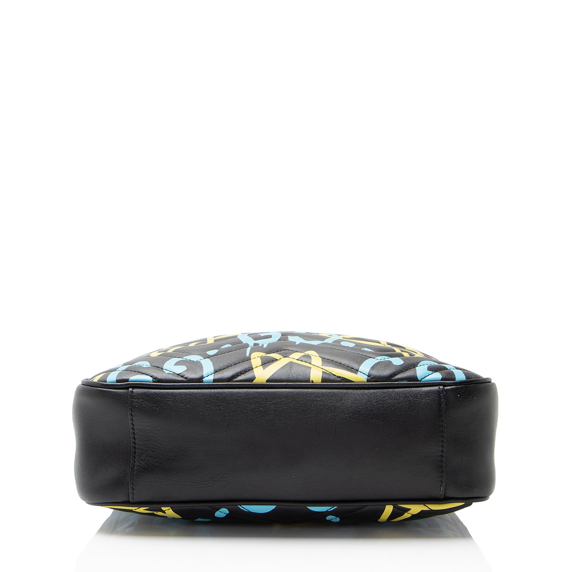 Gucci Matelasse Leather GG Marmont Ghost Medium Camera Bag