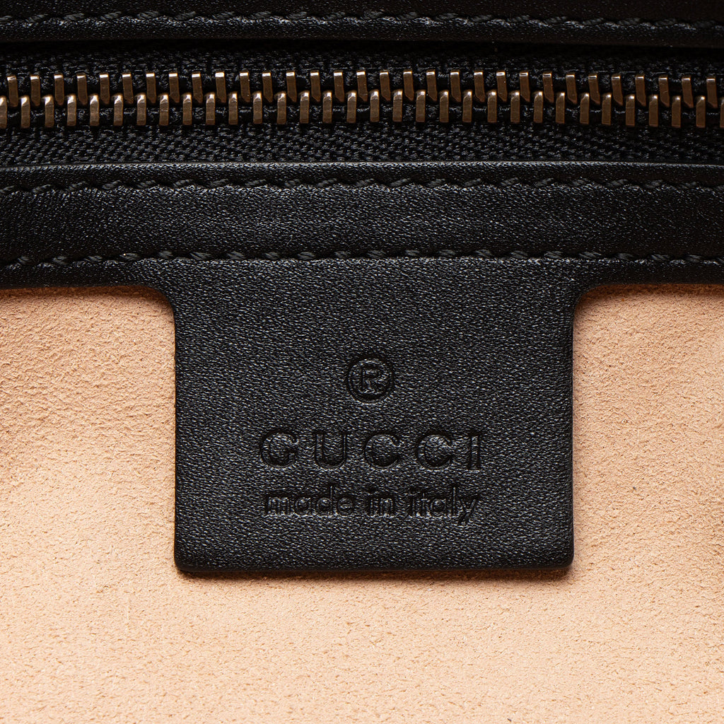 Gucci Matelasse Leather GG Marmont Ghost Medium Camera Bag