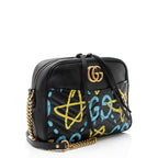 Gucci Matelasse Leather GG Marmont Ghost Medium Camera Bag