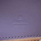 Gucci Matelasse Leather GG Marmont Half Moon Mini Shoulder Bag (SHF-OFIt7E)