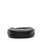 Gucci Matelasse Leather GG Marmont Half Moon Mini Shoulder Bag (SHF-KwqPFJ)
