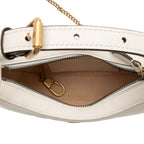 Gucci Matelasse Leather GG Marmont Half Moon Mini Shoulder Bag