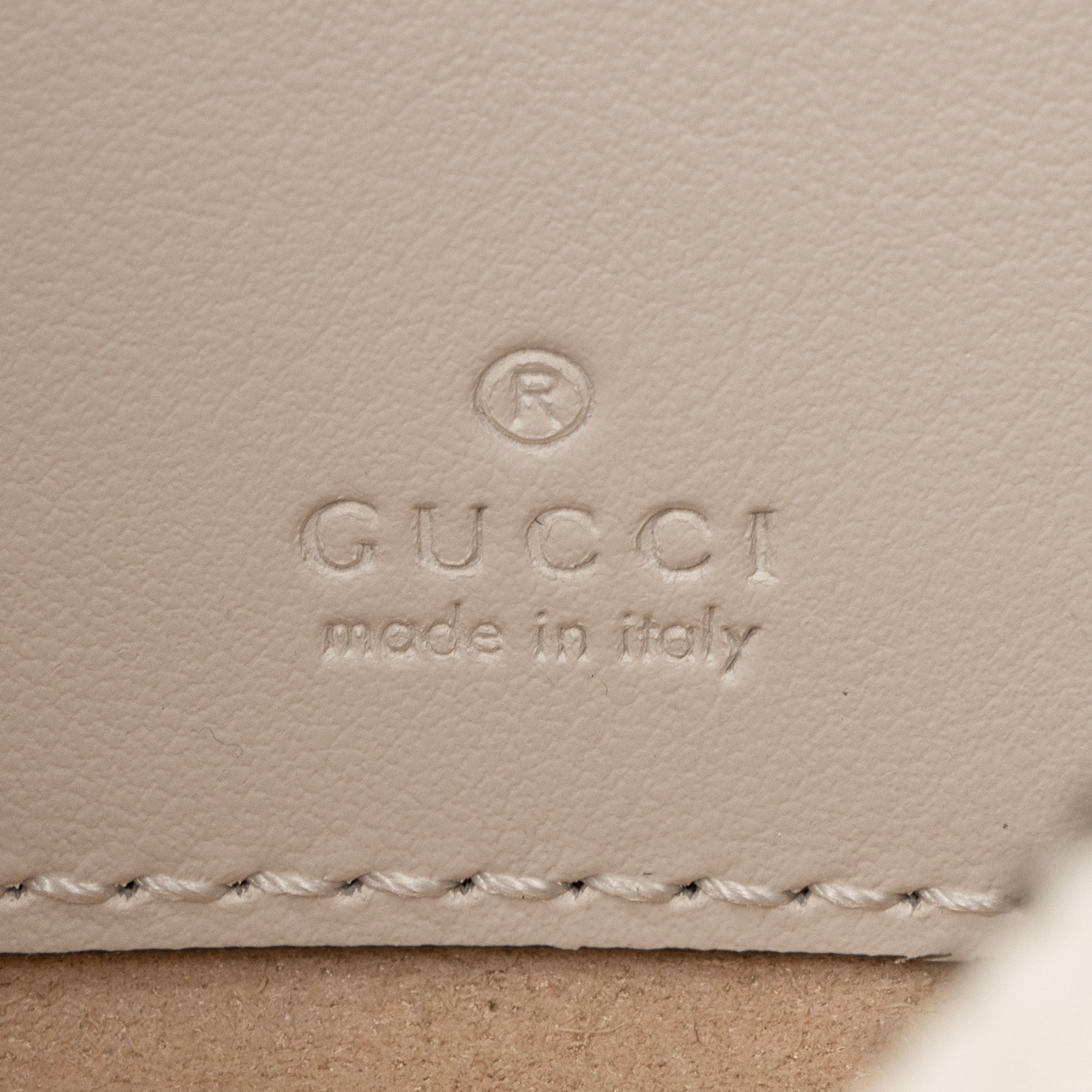 Gucci Matelasse Leather GG Marmont Half Moon Mini Shoulder Bag