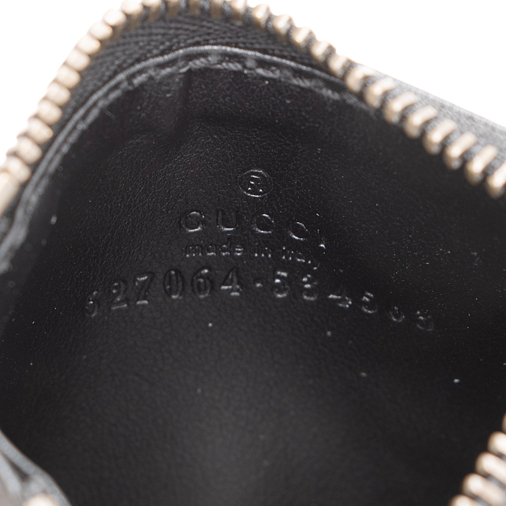 Gucci Matelasse Leather GG Marmont Keychain Card Holder (SHF-amPgBl)