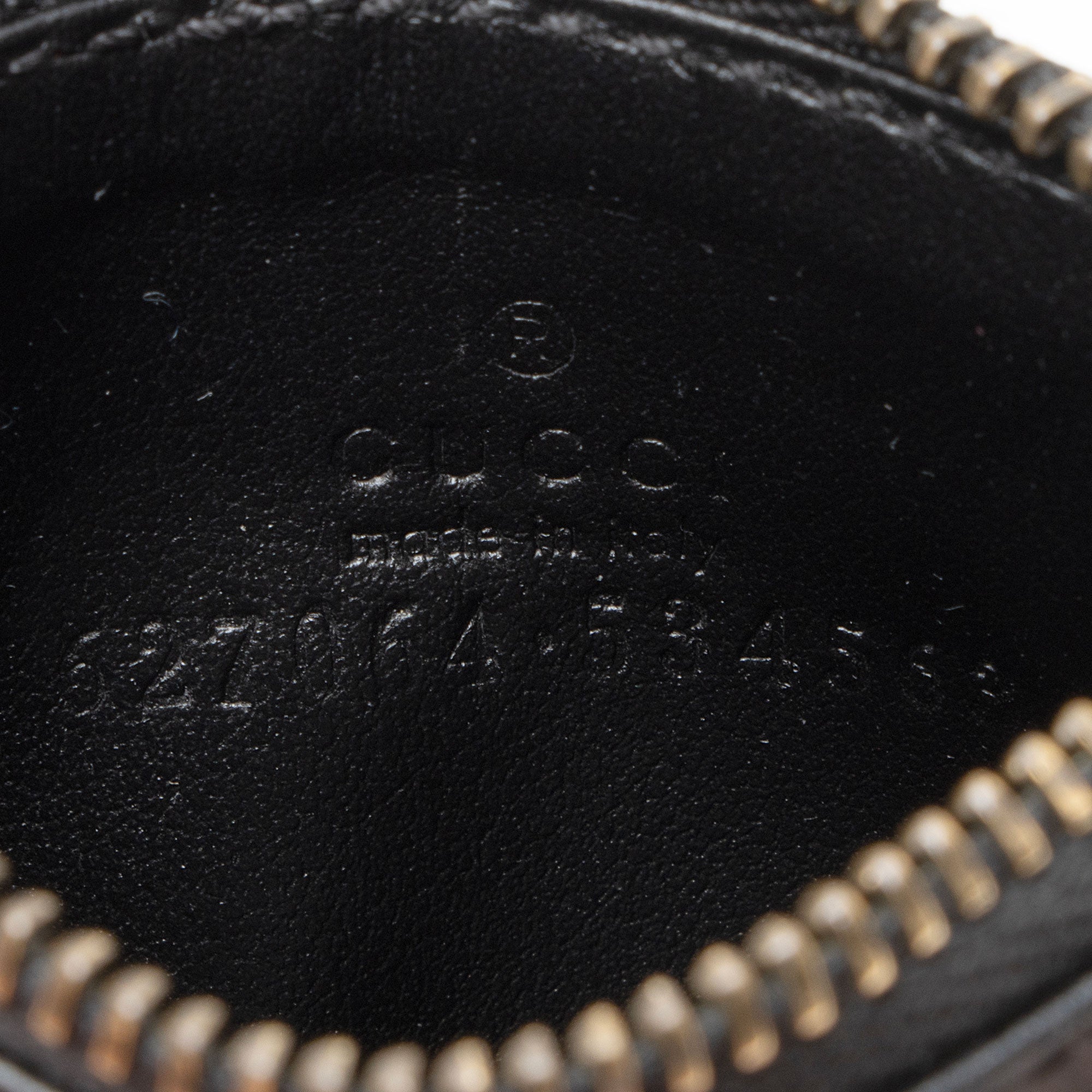 Gucci Matelasse Leather GG Marmont Keychain Card Holder