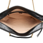Gucci Matelasse Leather GG Marmont Large Chain Tote