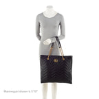 Gucci Matelasse Leather GG Marmont Large Chain Tote