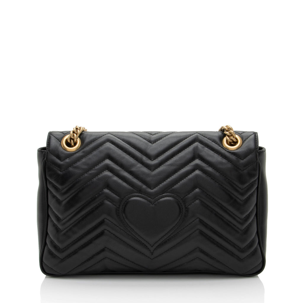 Gucci Matelasse Leather GG Marmont Large Flap Bag