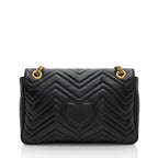 Gucci Matelasse Leather GG Marmont Large Flap Bag