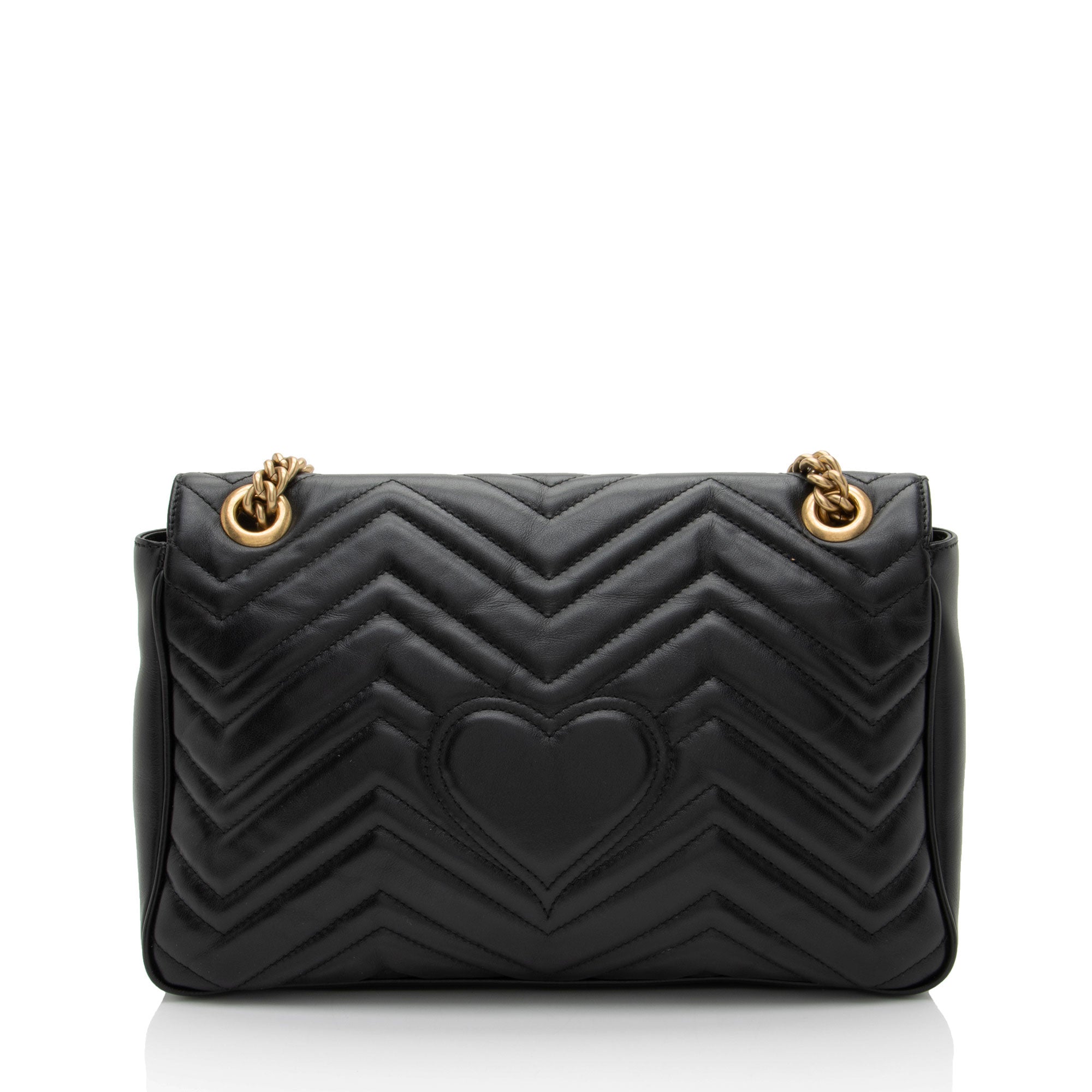 Gucci Matelasse Leather GG Marmont Large Flap Bag