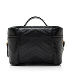 Gucci Matelasse Leather GG Marmont Vanity Large Top Handle