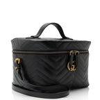 Gucci Matelasse Leather GG Marmont Vanity Large Top Handle