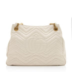 Gucci Matelasse Leather GG Marmont Medium Chain Shoulder Bag