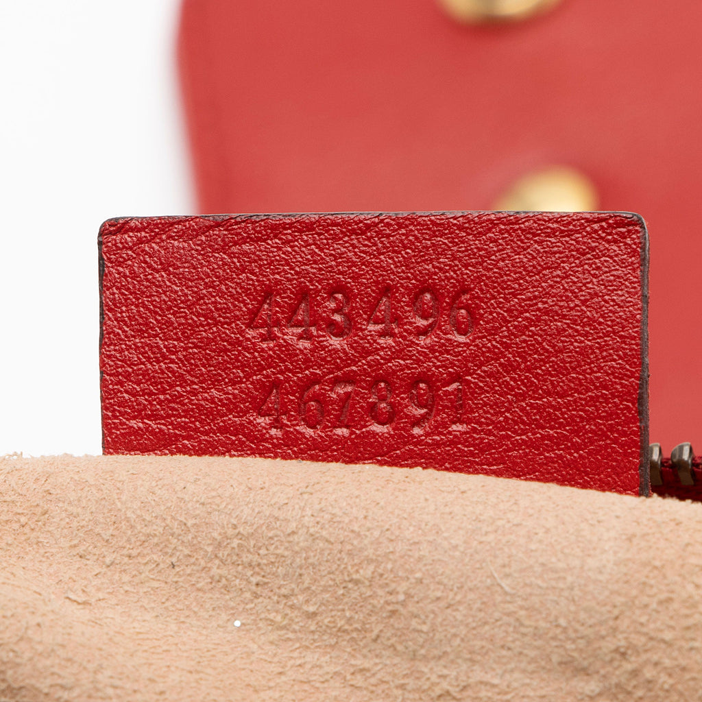 Gucci Matelasse Leather GG Marmont Medium Flap Bag