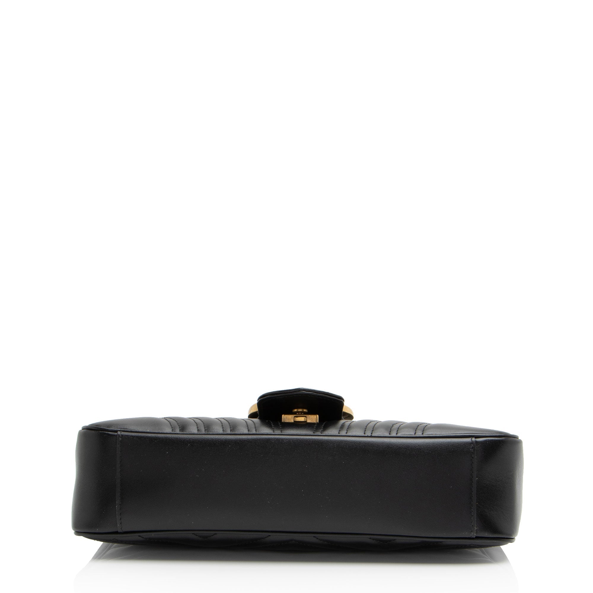 Gucci Matelasse Leather GG Marmont Medium Flap Bag (SHF-d4o6xL)