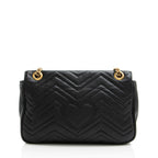 Gucci Matelasse Leather GG Marmont Medium Flap Bag