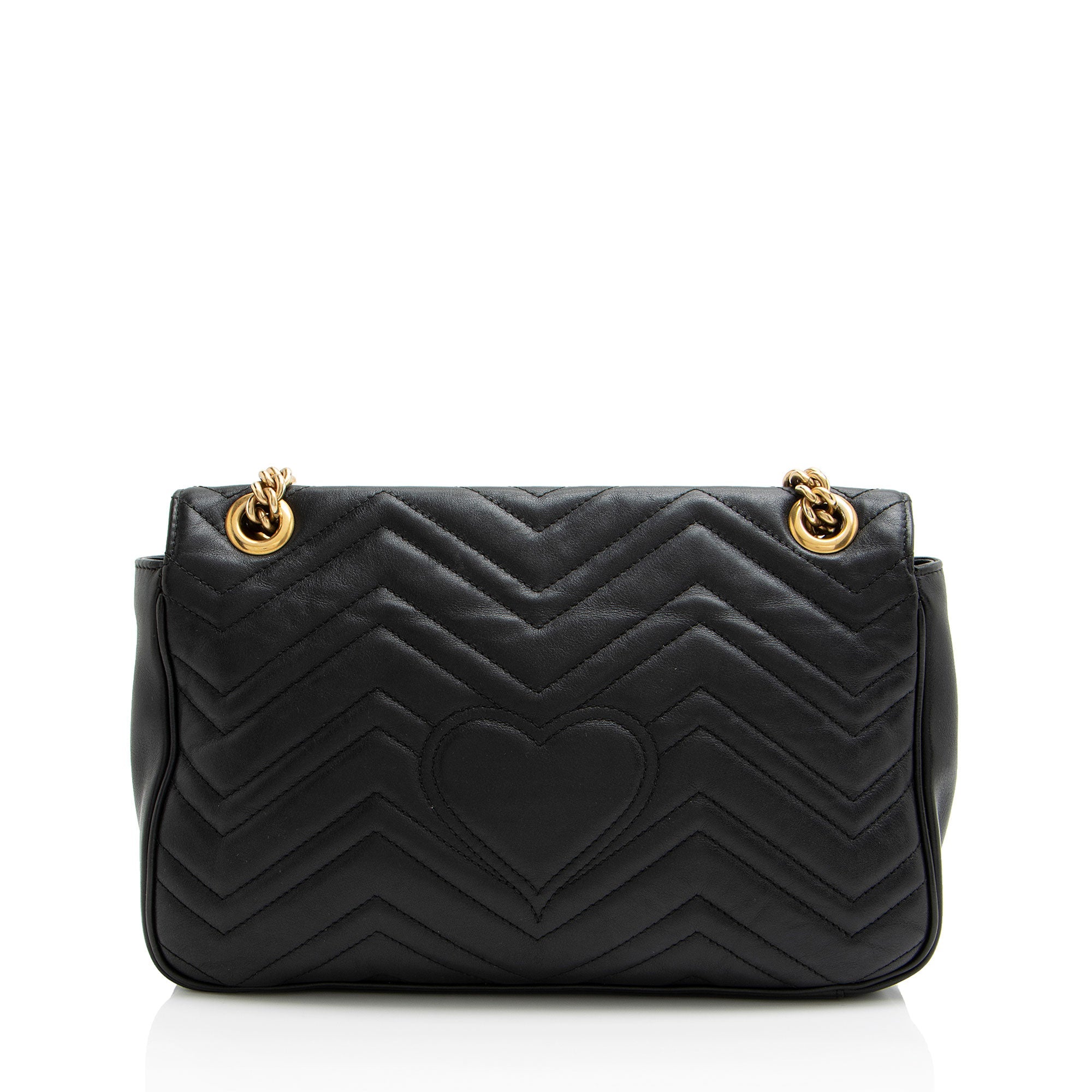 Gucci Matelasse Leather GG Marmont Medium Flap Bag