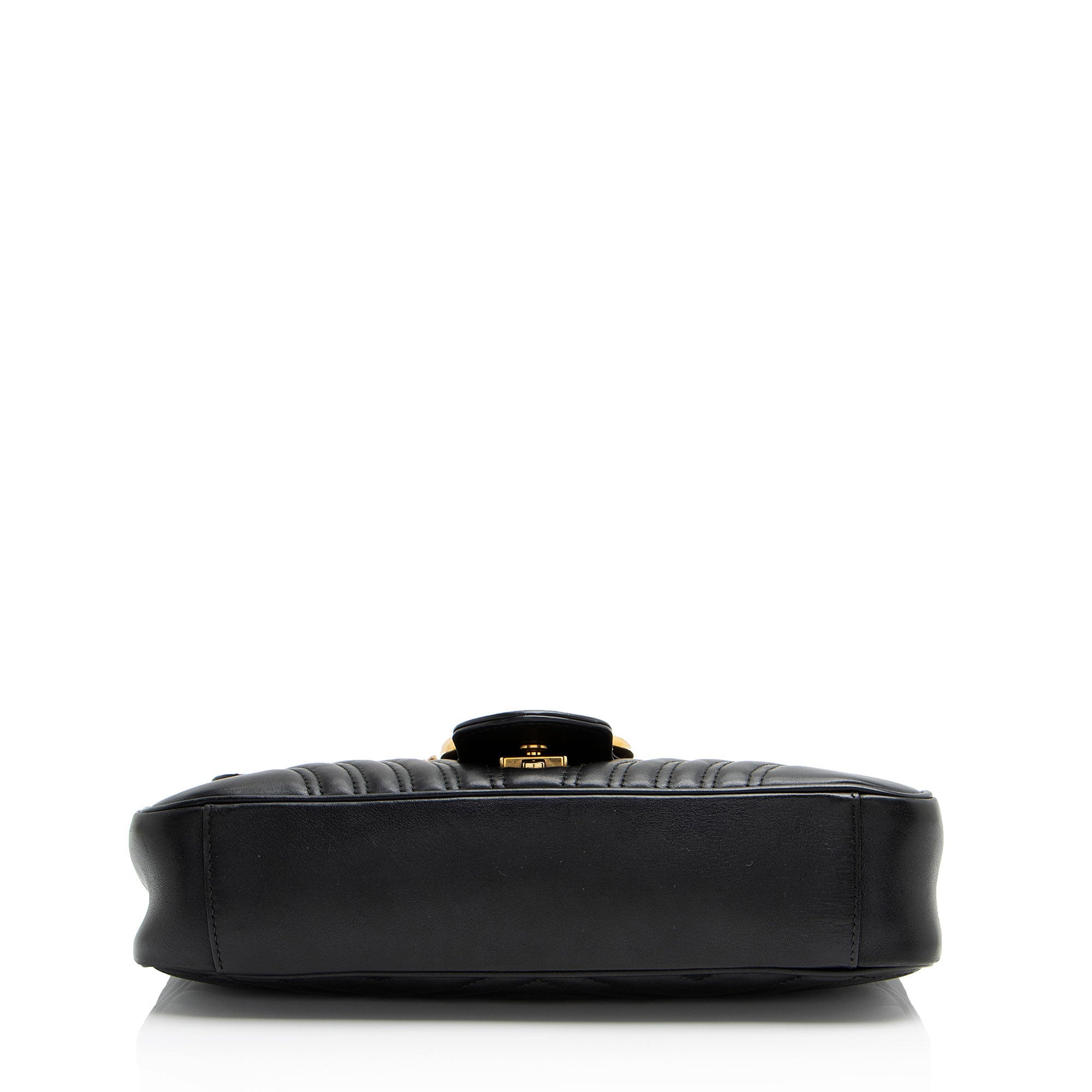 Gucci Matelasse Leather GG Marmont Medium Flap Bag