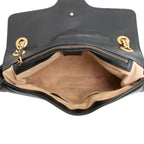 Gucci Matelasse Leather GG Marmont Medium Flap Bag