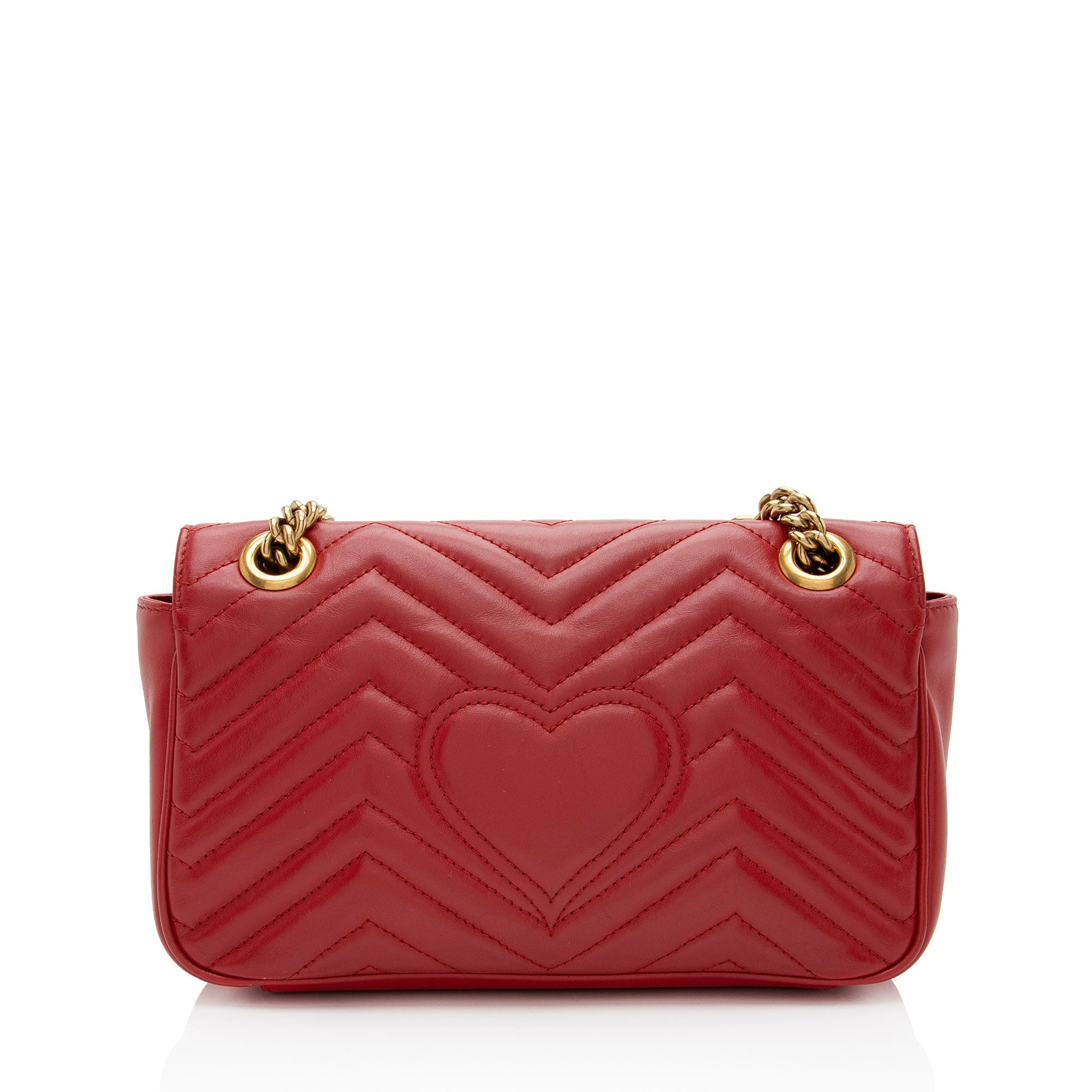 Gucci Matelasse Leather GG Marmont Medium Flap Bag