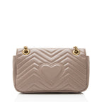 Gucci Matelasse Leather GG Marmont Medium Flap Bag
