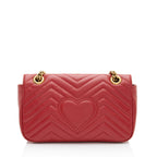 Gucci Matelasse Leather GG Marmont Medium Flap Bag