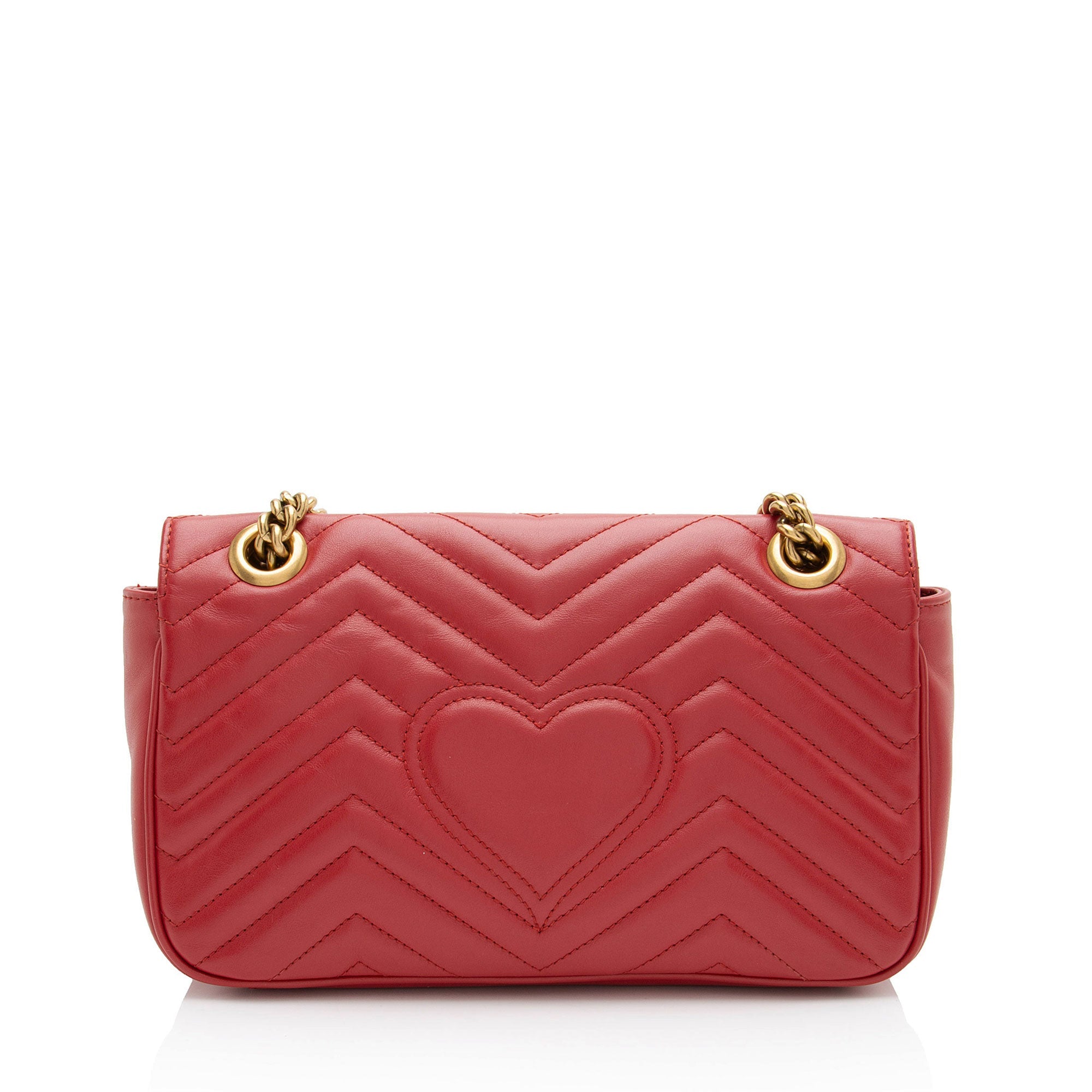 Gucci Matelasse Leather GG Marmont Medium Flap Bag