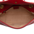Gucci Matelasse Leather GG Marmont Medium Flap Bag