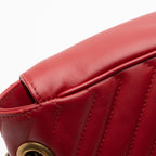 Gucci Matelasse Leather GG Marmont Medium Flap Bag