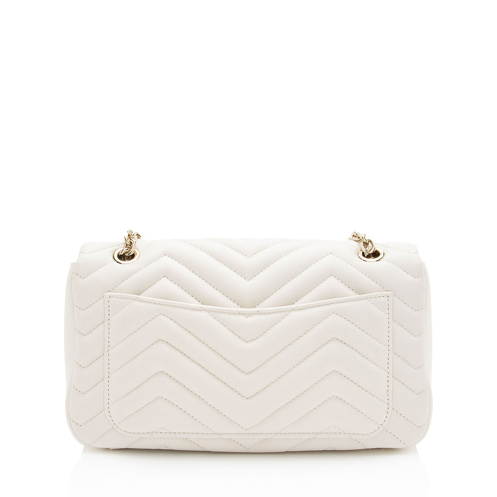 Gucci Matelasse Leather GG Marmont Medium Flap Bag