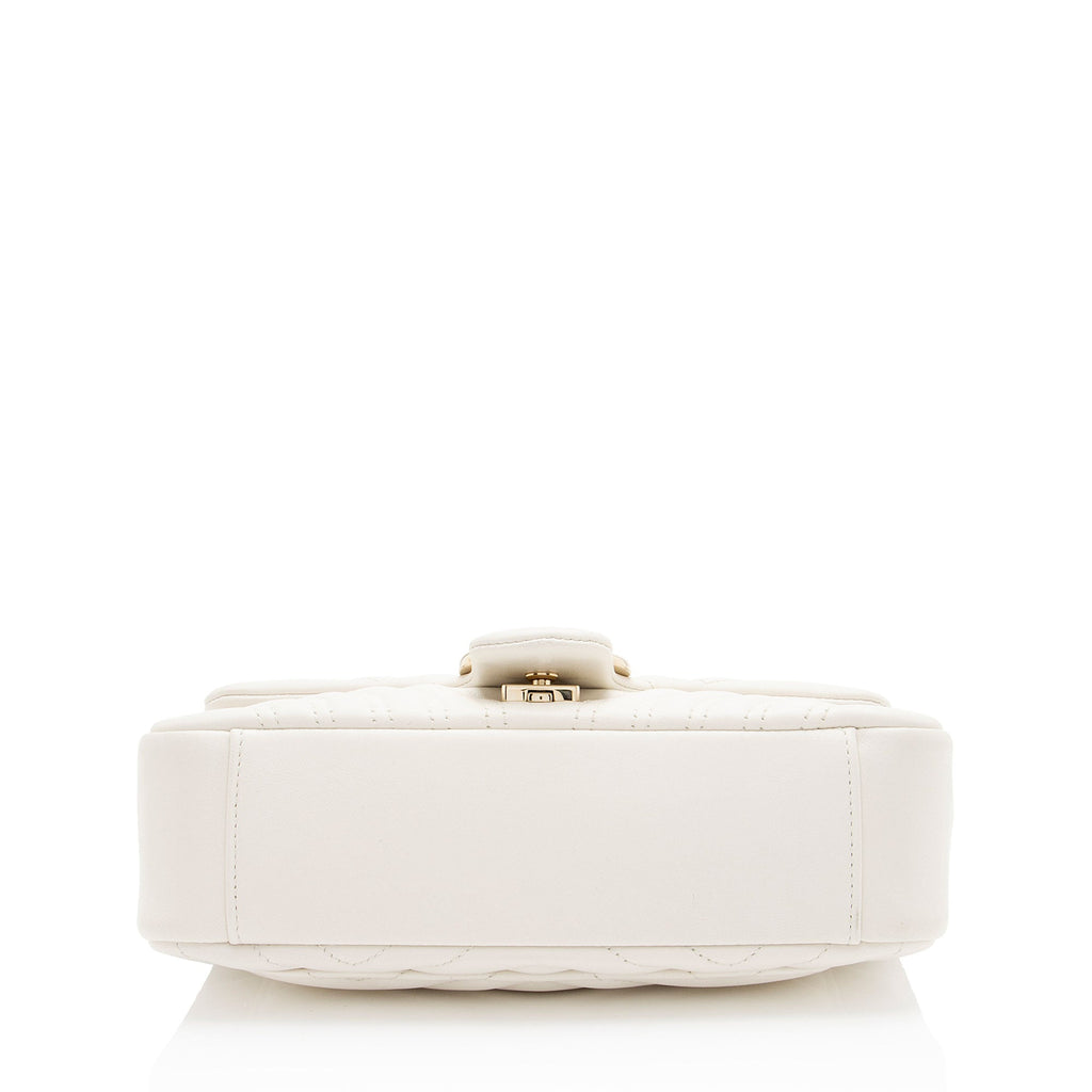 Gucci Matelasse Leather GG Marmont Medium Flap Bag