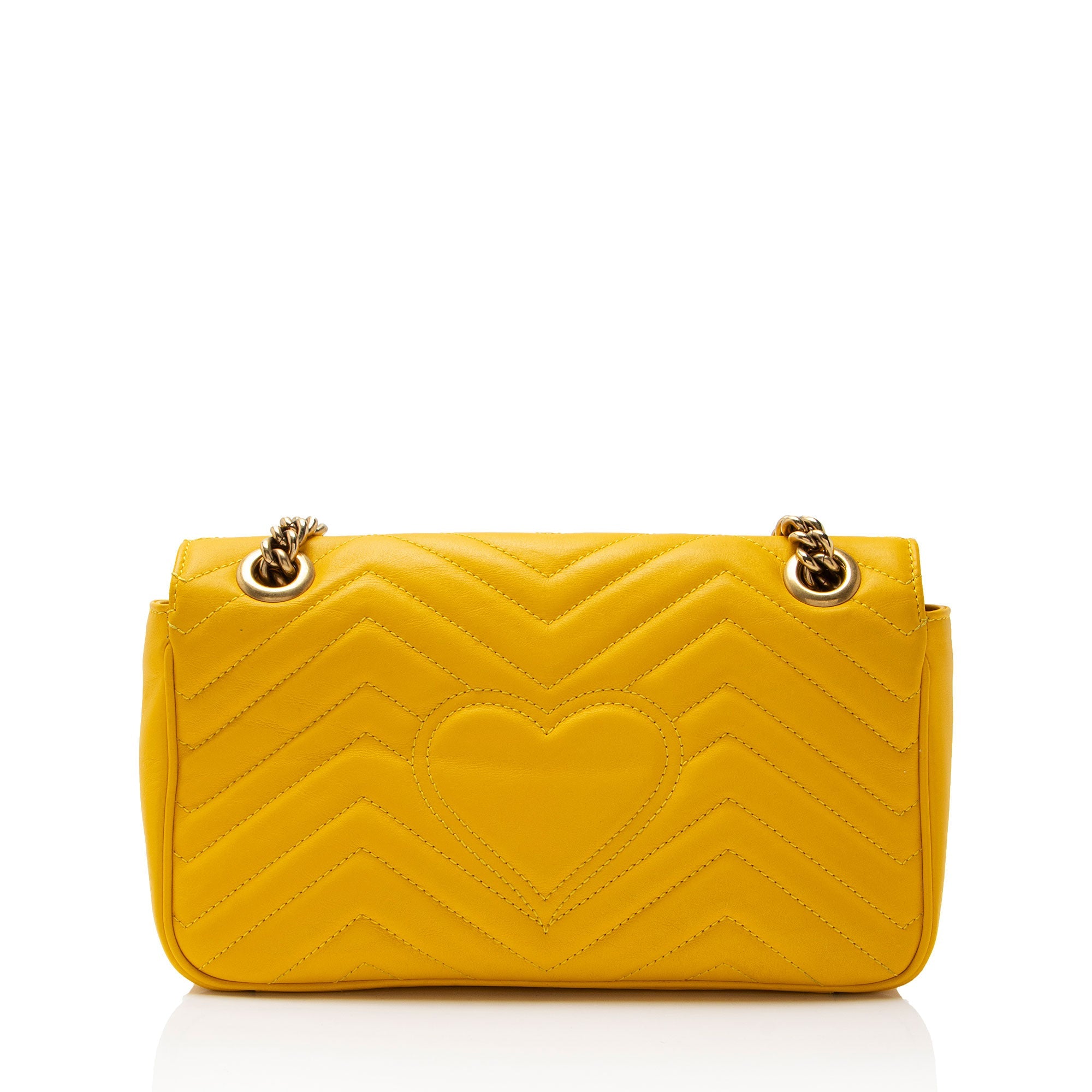 Gucci Matelasse Leather GG Marmont Medium Flap Bag