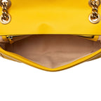 Gucci Matelasse Leather GG Marmont Medium Flap Bag