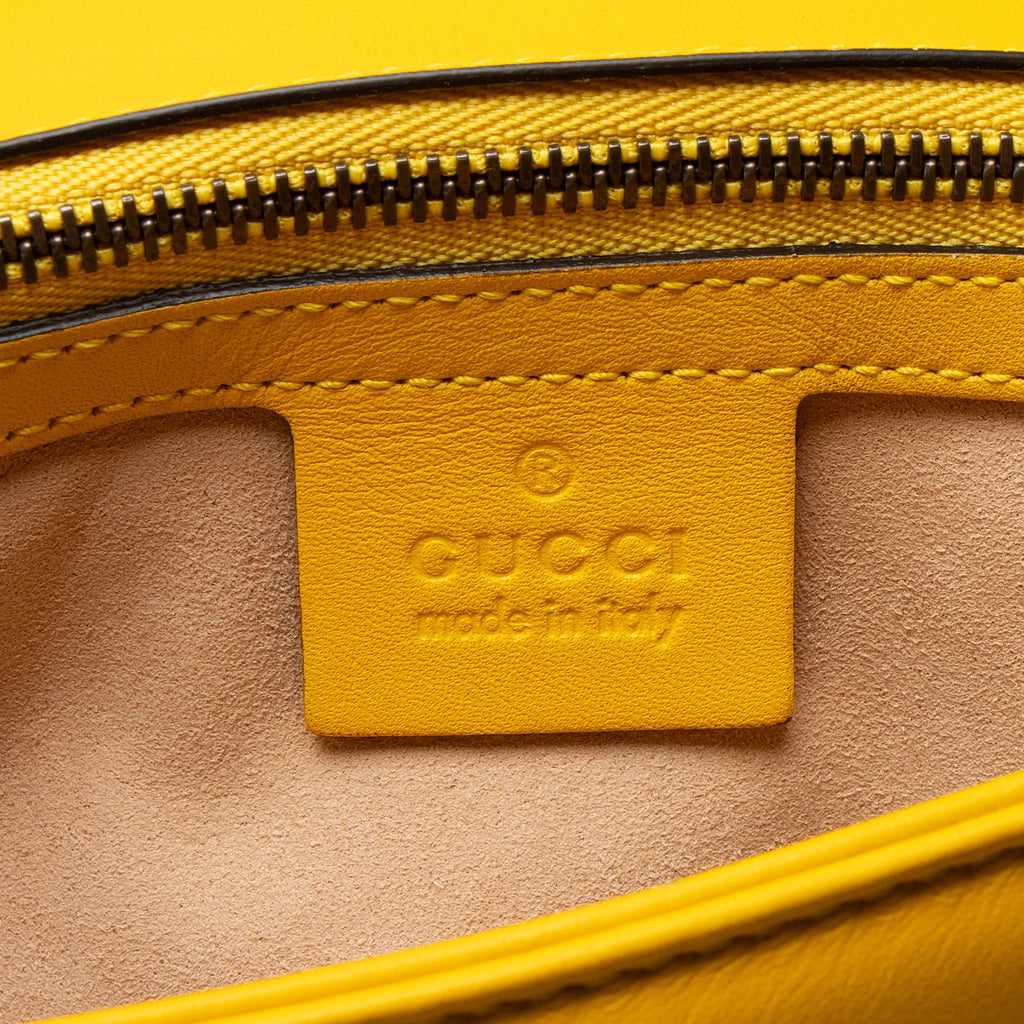 Gucci Matelasse Leather GG Marmont Medium Flap Bag
