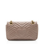 Gucci Matelasse Leather GG Marmont Medium Flap Bag