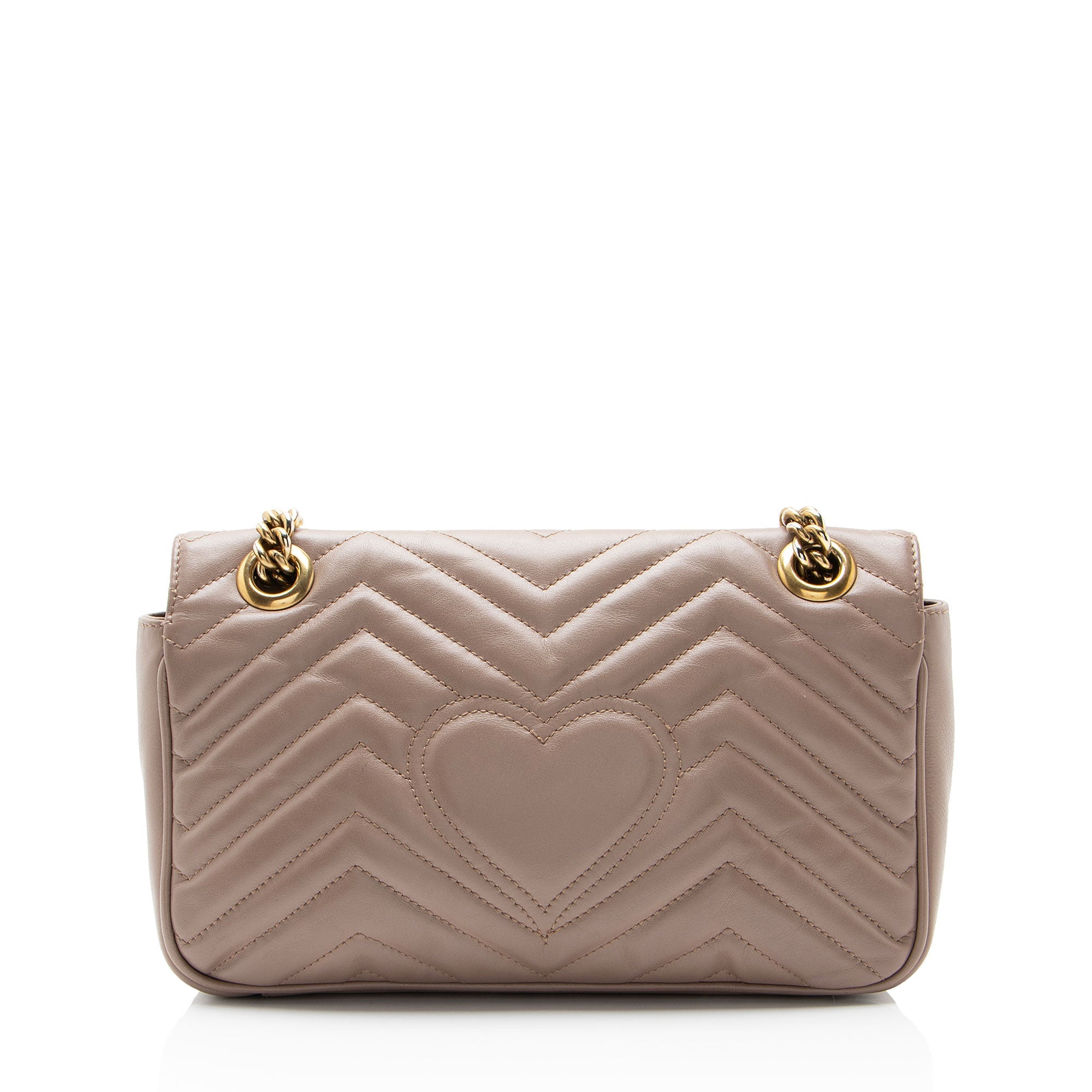 Gucci Matelasse Leather GG Marmont Medium Flap Bag