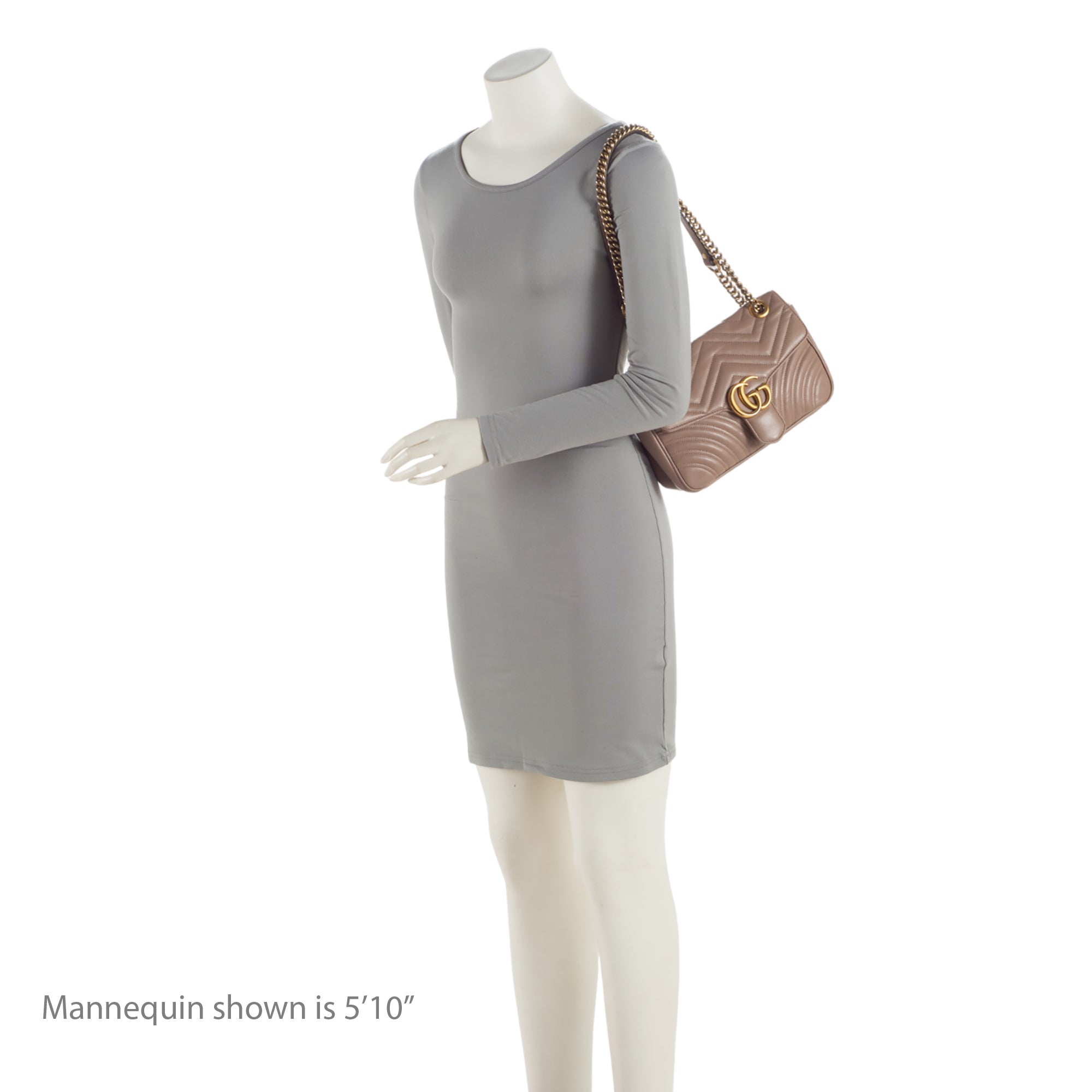 Gucci Matelasse Leather GG Marmont Medium Flap Bag