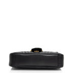 Gucci Matelasse Leather GG Marmont Medium Flap Shoulder Bag (SHF-VhM2jC)