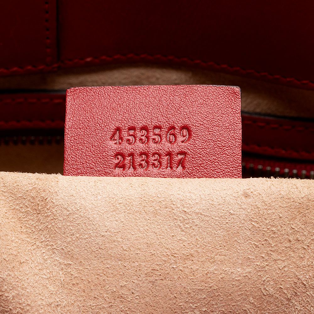 Gucci Matelasse Leather GG Marmont Medium Shoulder Bag (SHF-16326)