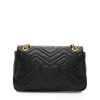 Gucci Matelasse Leather GG Marmont Medium Shoulder Bag (SHF-19739)