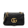 Gucci Matelasse Leather GG Marmont Medium Shoulder Bag (SHF-19739)