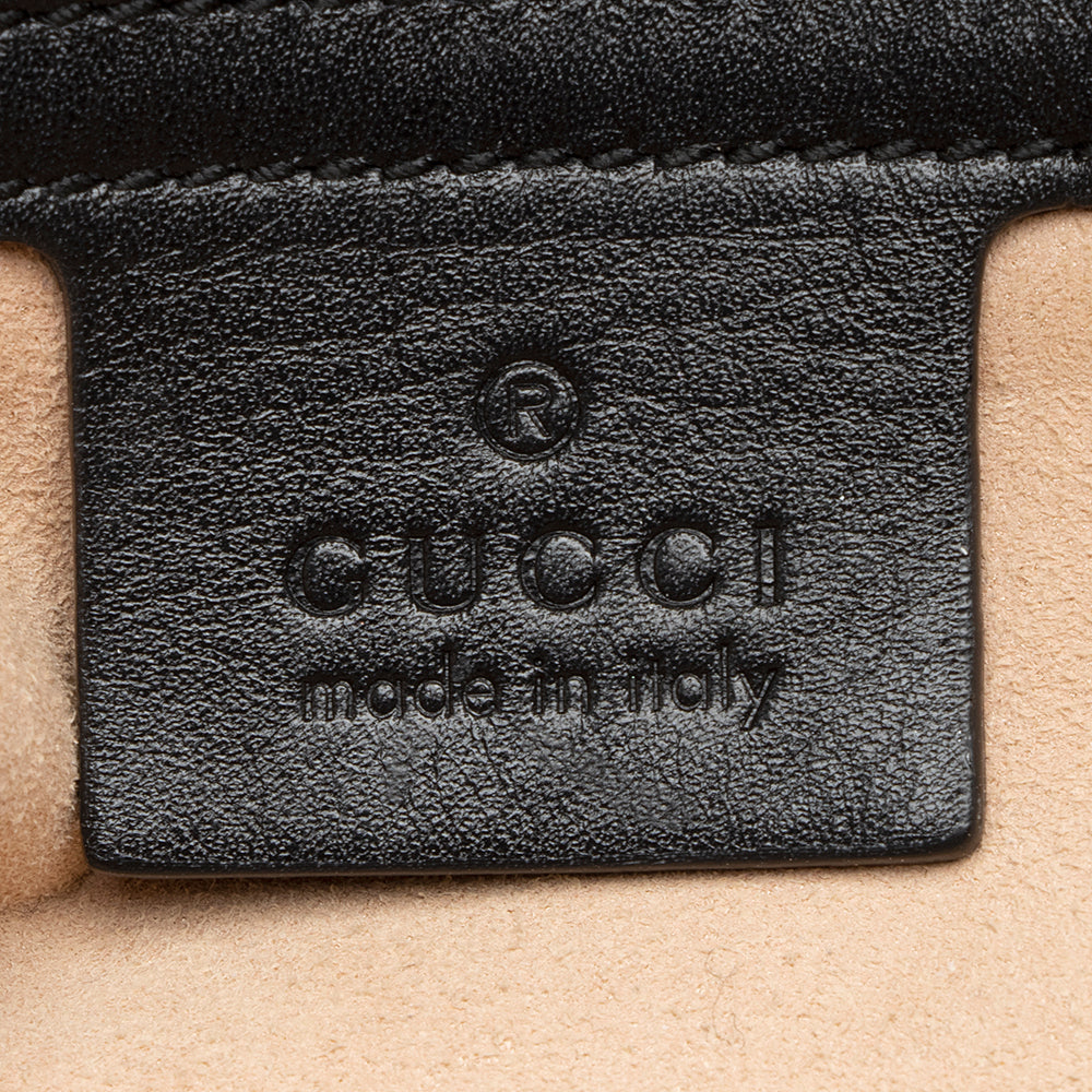 Gucci Matelasse Leather GG Marmont Medium Shoulder Bag (SHF-19739)